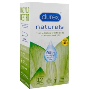 Durex Naturals Condoms- 12's Pack